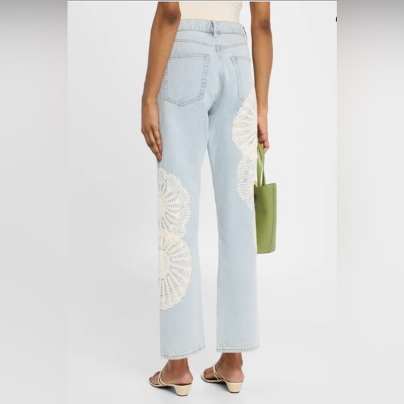 Crochet Vertical Crop Jean - Picture 4 of 5